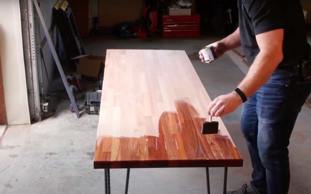 How to Build a Modern DIY Desk with Butcher Block