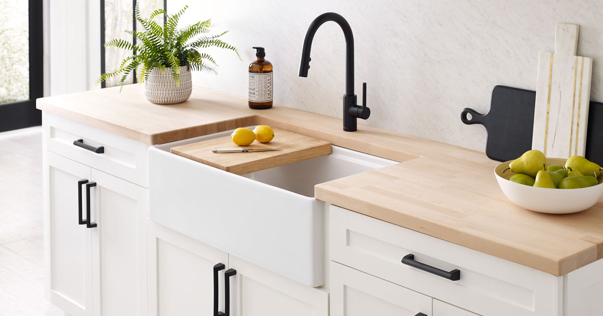 Best Kitchen Sink Styles For Butcher, Stainless Steel Countertops With Sink Canada