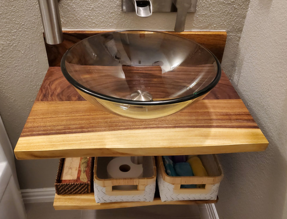 Butcher Block Countertops and Sinks for Bathroom DIY Projects