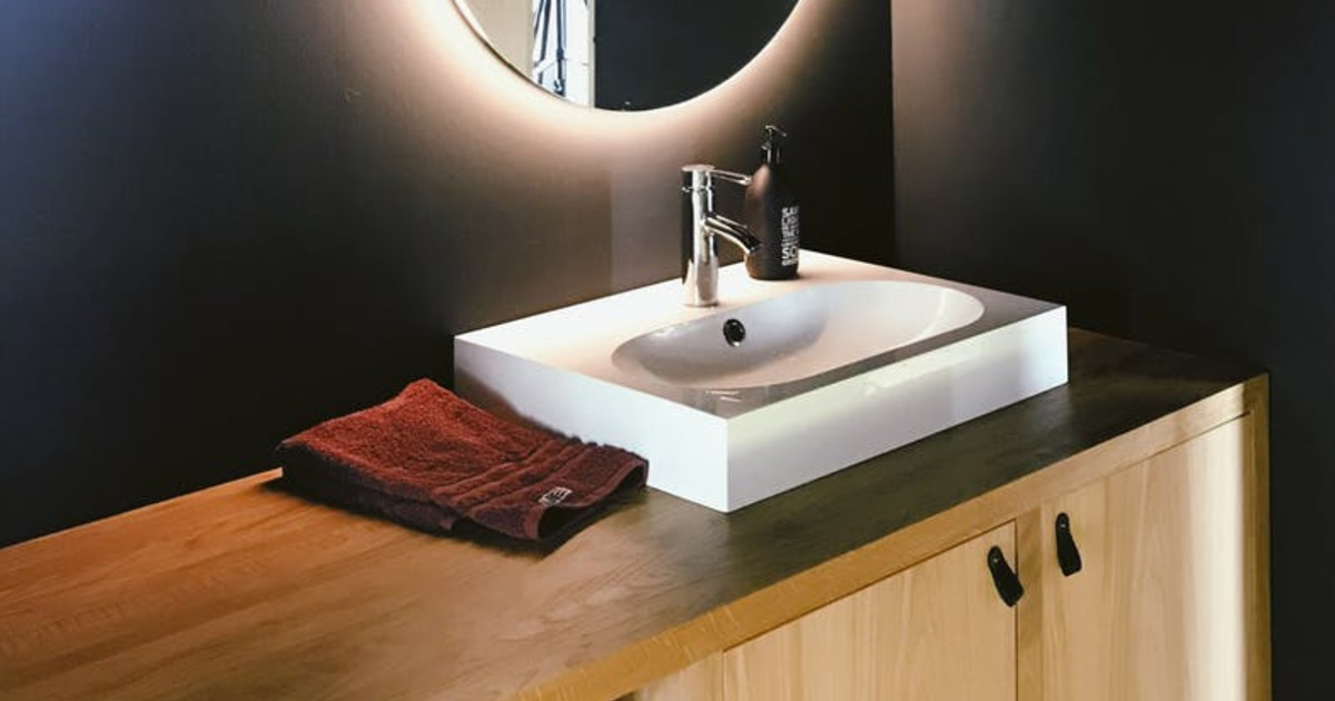 Butcher Block Countertops And Sinks For, Wooden Countertop For Bathroom Vanity
