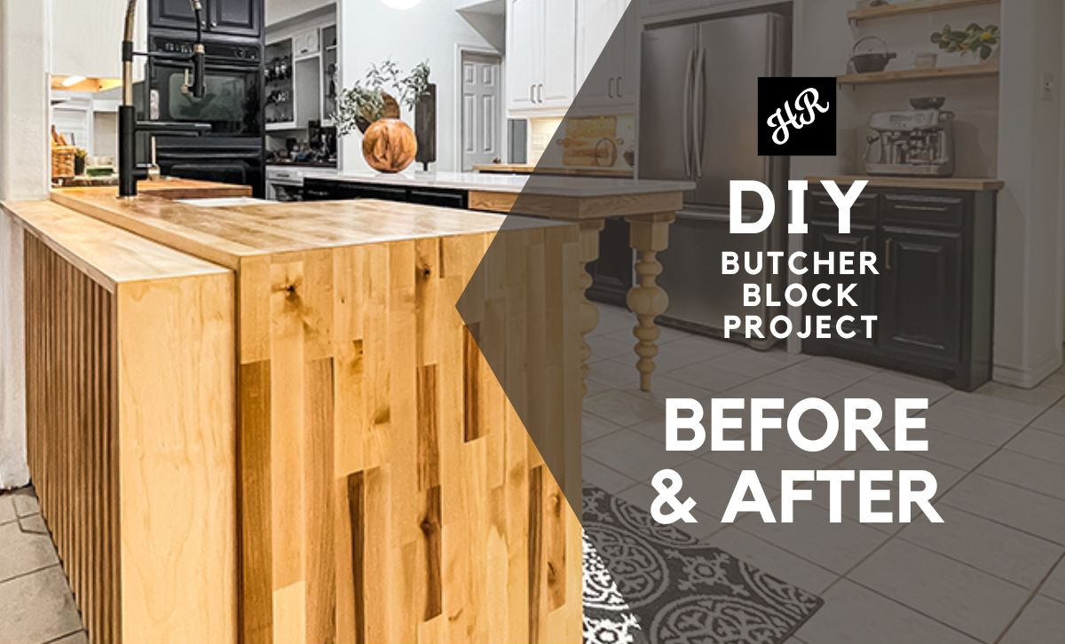 DIY Butcher Block Befores & Afters - Hardwood Reflections